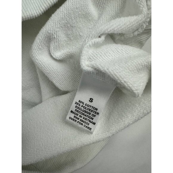 Fear of God Essentials Pullover Hoodie White Applique Logo Basically Small - Picture 6 of 8